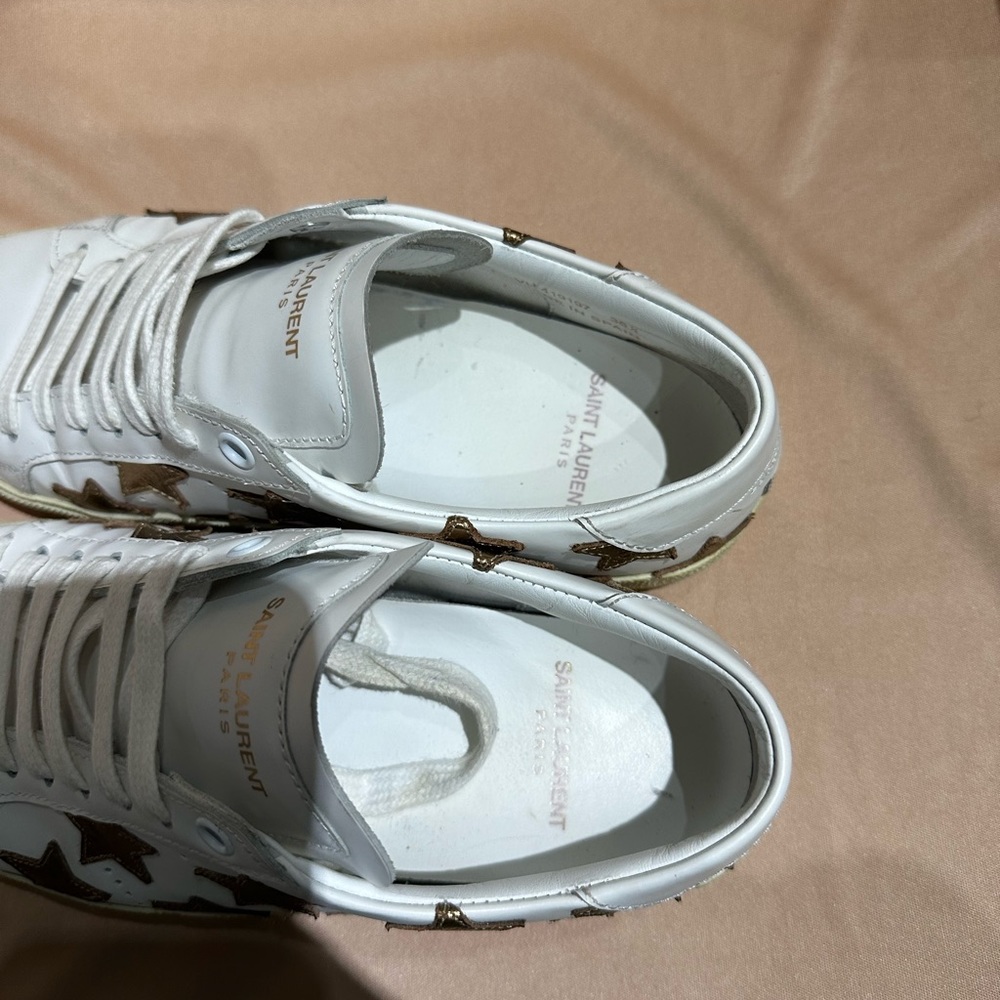 Saint Laurent Court Classic Sneakers Size 36 1/2 - Picture 5 of 8